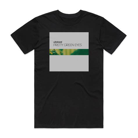 Ultrabeat Pretty Green Eyes Album Cover T-Shirt Black