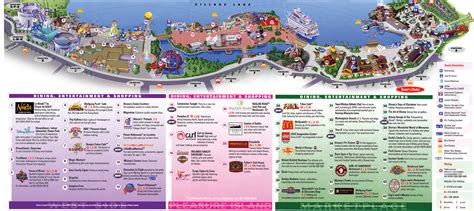 Downtown Disney Map - Disney SecretsDisney Secrets