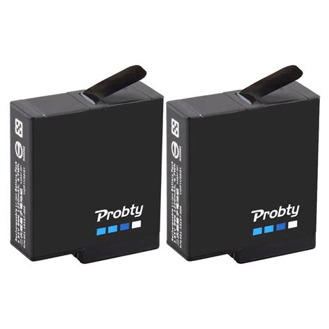 2Pcs Fully Decoded 1220mAh Battery for GoPro Hero5 Hero6 Hero7 black GoPro 6 Camera AHDBT 501 ...