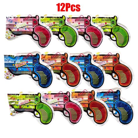 12pcs Inflatable Toy Fireworks Gun, 6.7ft Ultra Long Range, Handheld ...