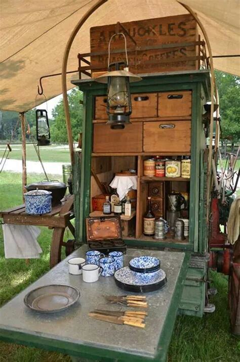 Good looking Chuckwagon | Camp kitchen, Outdoor camping kitchen ...