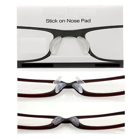 Soft Silicone Nose Pads for Eyeglasses - Replacement Nosepads - Nose Pads for Glasses - Stick on ...