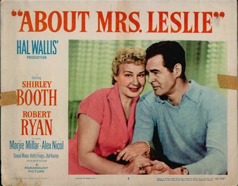 About Mrs. Leslie 1954 Paramount portrait lobby card Shirley Booth ...