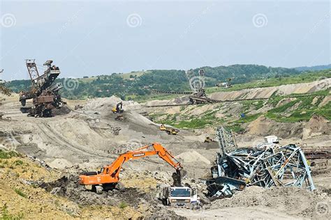 Coal Mine Accident with a Heavy Extraction Machine Inside the Coal ...