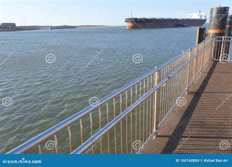 Merchant Ship Entering Port Hedland Pilbara Ports Authority Western ...