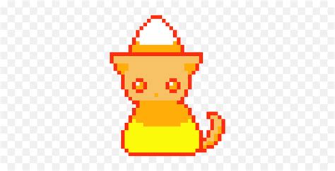 Candycorncat Pixel Art Maker - Candy Corn Pixel Art Png,Transparent Pixel Cat - free transparent ...