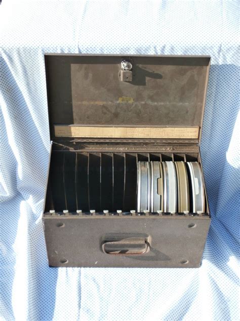 Industrial Metal Film Reel Storage Box Deco Photo Devices | Etsy | Industrial metal, Film reels ...