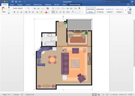 How To Draw A Floor Plan On Microsoft Word - Home Alqu