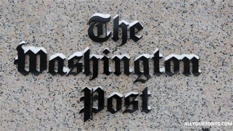 Download High Quality washington post logo font Transparent PNG Images ...