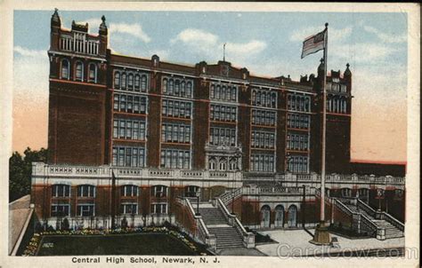 Central High School Newark, NJ Postcard