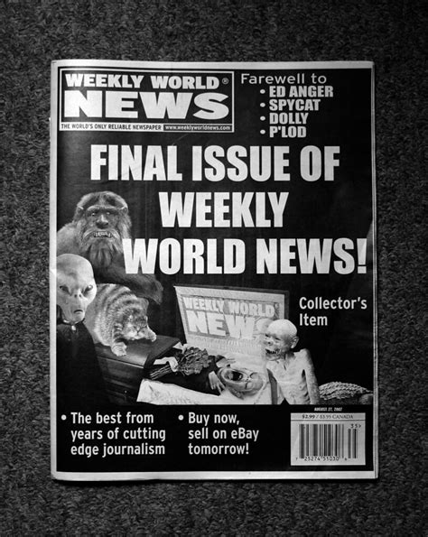 Weekly World News Final Issue | Oliver Oike | Flickr