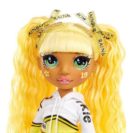 Rainbow High Cheer Sunny Madison – Yellow Fashion Doll with Pom Poms ...