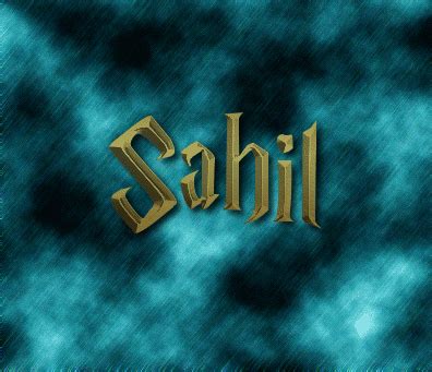 Sahil Logo | Free Name Design Tool from Flaming Text