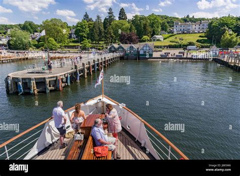 Lake district. Windermere steamer Bowness Stock Photo - Alamy