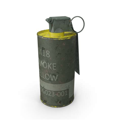 M18 Smoke Grenade PNG Images & PSDs for Download | PixelSquid - S105954698