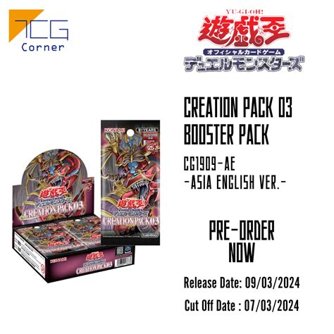 Yu-Gi-Oh! Official Card Game Duel Monsters Creation Pack 03 – TCG Corner