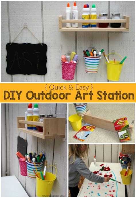 Outdoor Creative Art Station for Kids - Where Imagination Grows