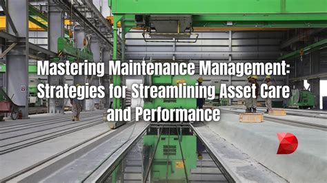 Mastering Maintenance Management: A Full Guide - DataMyte