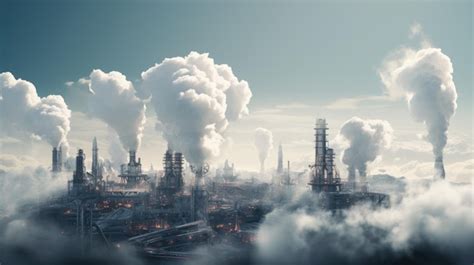 Premium AI Image | Factory pollution