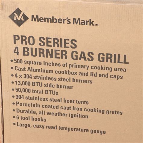 Member's Mark Pro Series Four-Burner Gas Grill | EBTH