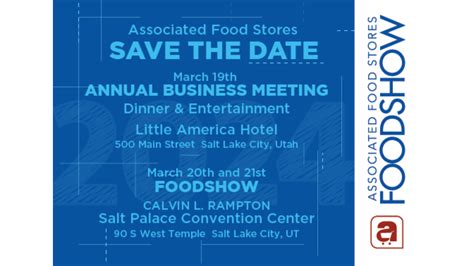 2024 Annual Meeting and Food Show Dates Announced - Associated Food Stores