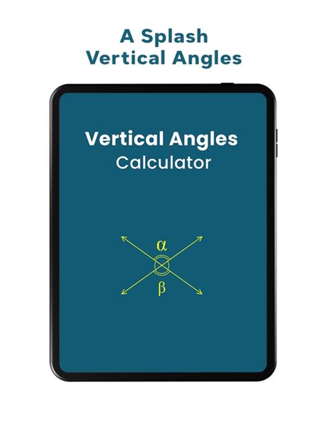 Vertical Angles Calculator for iOS (iPhone/iPad/iPod touch) - Free ...