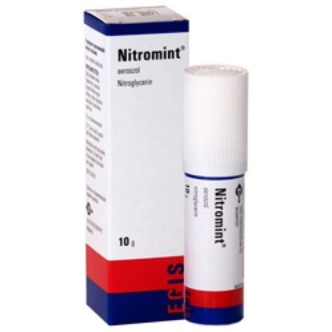 NITROMINT 8 mg/g szájnyálkahártyán alkalmazott spray 10 g