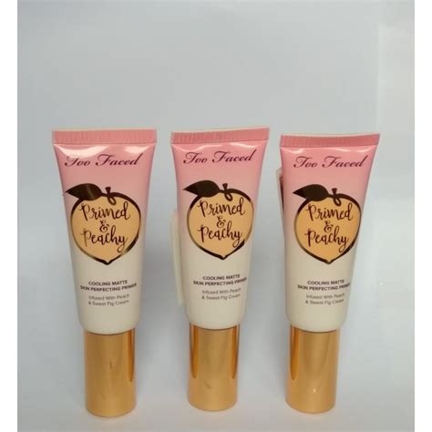 TOO FACED Primed & Peachy Cooling Matte Perfecting Primer – Peaches and ...