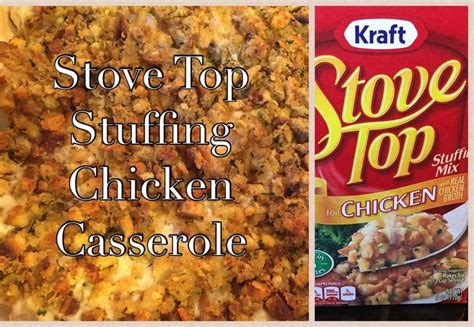 Stove Top Stuffing Chicken Casserole Recipe | Kraft and Campbell's Soup ...