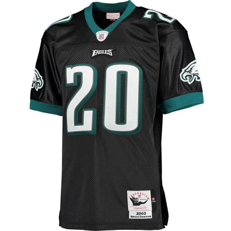 Men's Philadelphia Eagles Brian Dawkins Mitchell & Ness Black 2003 ...