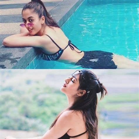 Kaleerein actress Aditi Sharma wears bikini and steps into the pool