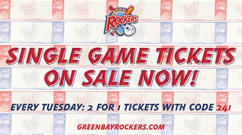 Purchase Rockers Single Game Tickets - Green Bay Rockers