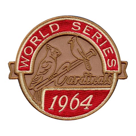 1964 St. Louis Cardinals MLB World Series Championship Jersey Patch