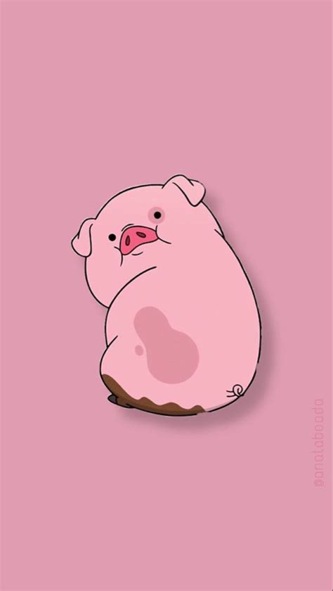 𝕡𝕚𝕟𝕜 𝕡𝕚𝕘 ~ Wαʅʅραρҽɾ ~ | Pegatinas bonitas, Ilustración de panda, Cosas rosadas