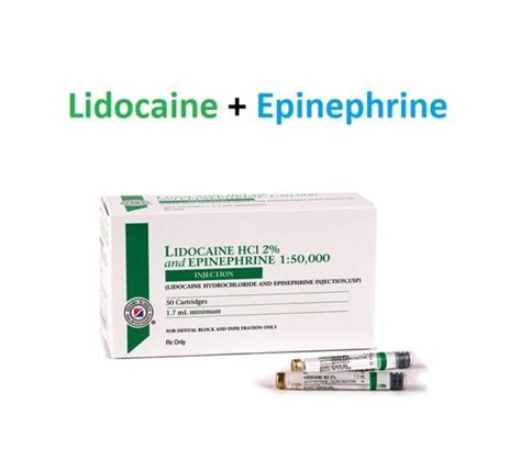 Lidocaine Hcl 2 W Epinephrine Injection