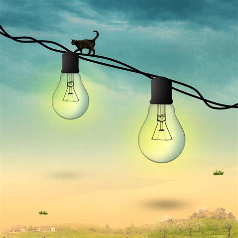 Light Bulb Painting by Mark Ashkenazi - Fine Art America