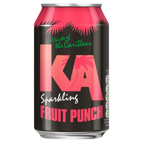 KA Sparkling Fruit Punch 330ml Can - Bestway Wholesale
