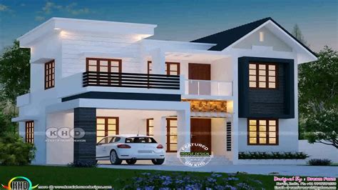 Kerala House Design With Balcony - YouTube