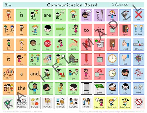 Printable Communication Boards For Children