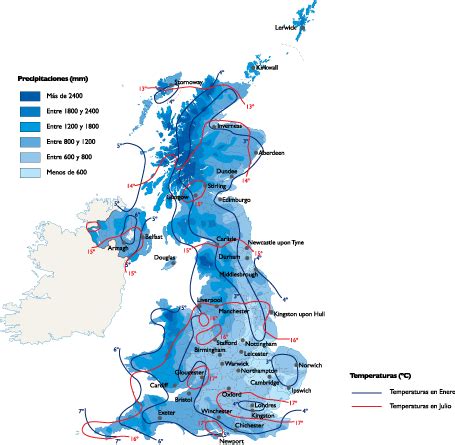 United Kingdom Climate map | Order and download United Kingdom Climate map