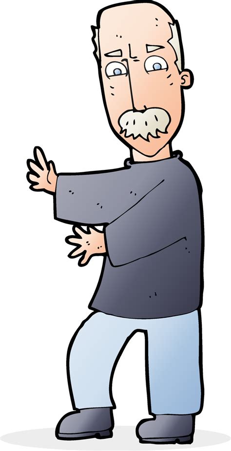 cartoon angry old man 12283409 Vector Art at Vecteezy