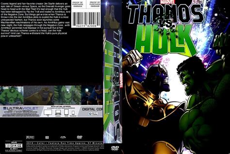 Thanos vs. Hulk DVD cover by SteveIrwinFan96 on DeviantArt