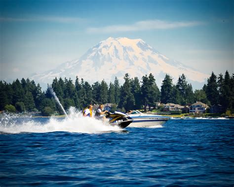 Great day on American Lake in Lakewood, WA Photo credit: Dean Paulson | American lake ...