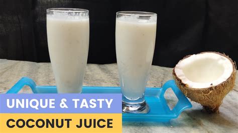 Coconut Summer Juice Recipe | How to make Coconut Juice at home | Summer Drink Recipes - YouTube