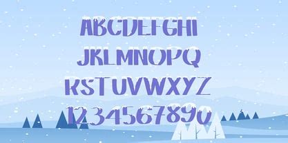 Winter Snowy Font | Webfont & Desktop | MyFonts