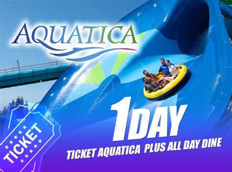 TICKET AQUATICA PLUS ALL DAY DINE – Joania Tours