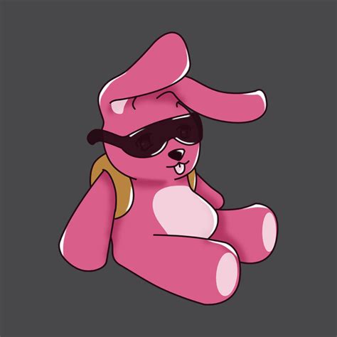 Cute Cartoon Pink Bunny - Pink Cartoon Bunny - T-Shirt | TeePublic