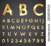 Alphabet Buchstaben Gold Clip-art Kostenloses Stock Bild - Public Domain Pictures