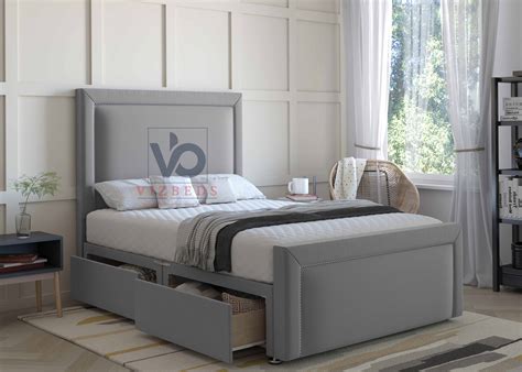 Luxury Queens Divan Bed Set With Luxury Headboard | Free Delivery | Best Price – Vizbeds