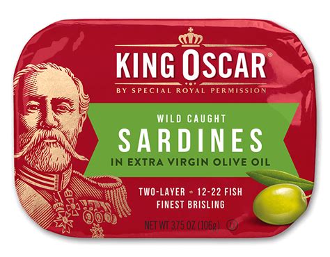 Brisling Sardines in Extra Virgin Olive Oil | 2-Layer | King Oscar